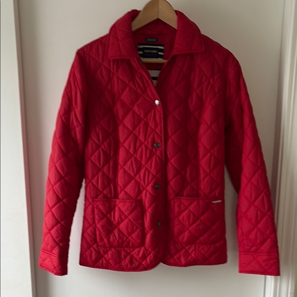 Saint James Quilted Red Jacket 4 - Picture 2 of 14
